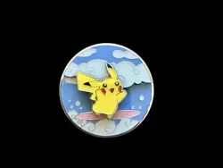 Pokemon Bulbasaur Charmander Squirtle Pin Set - Celebrations Surfing Pikachu Pin - Image 3