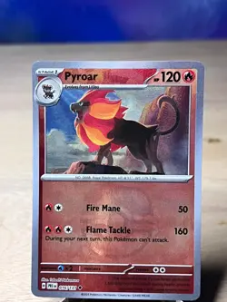 Prismatic Evolutions Pyroar 016/131 Pokemon Master Ball Reverse Holo NM/M - Image 1