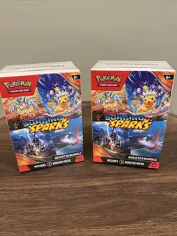 Pokemon TCG Scarlet & Violet Surging Sparks Booster Bundle 2x - Image 1
