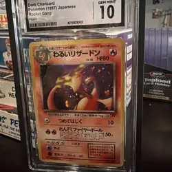 Pokemon Team Rocket Dark Charizard ULTRA RARE POKE BALL HOLO CGC 10 Gem Mint - Image 3