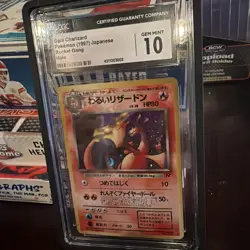 Pokemon Team Rocket Dark Charizard ULTRA RARE POKE BALL HOLO CGC 10 Gem Mint - Image 5