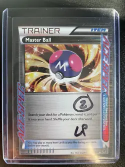 Master Ball 94/101 LP Plasma Blast Ace Spec Pokemon TCG - Image 3