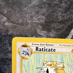 Pokemon Raticate 40/102 Base Set Stage 1 60 HP Uncommon Regular WOTC 1999 - Image 2
