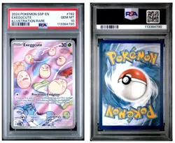 2024 POKEMON SSP EN-SURGING SPARKS ILLUSTRATION RARE #192 EXEGGCUTE PSA 10 - Image 1