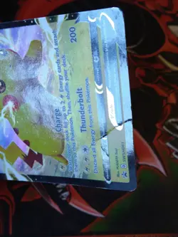 Pikachu V - SWSH061 - Ultra Black Star Promo Holo Sword & Shield Pokemon HP - Image 3