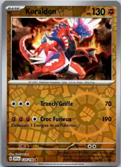 Carte Pokemon Koraidon 124/198 Reverse - 2023 - Image 1