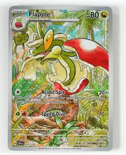 Pokemon - Flapple 210/191 - SV Surging Sparks - Illustration Rare - Image 1