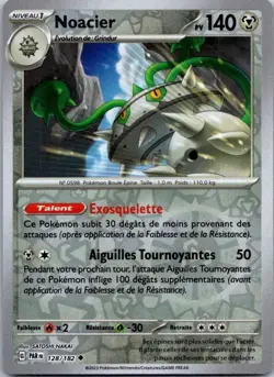 Carte Pokemon Noacier 128/182 Reverse - 2023 - Image 1
