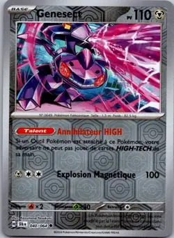 Carte Pokemon Genesect 040/064 Reverse - 2024 - Image 1