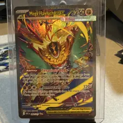 The Pokemon Company Mega Hawlucha EX Secret Rare 283/217 Full Art Holo 250HP - Image 1