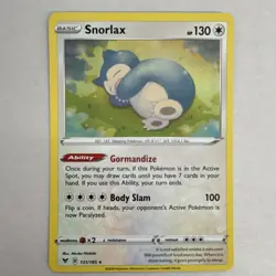 Pokemon TCG Snorlax 131/185 Swsh04 Vivid Voltage Holo Rare Basic HP130 2020 - Image 3