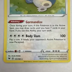 Pokemon TCG Snorlax 131/185 Swsh04 Vivid Voltage Holo Rare Basic HP130 2020 - Image 5