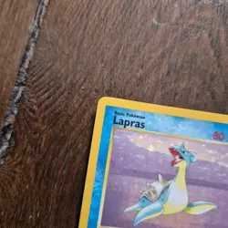 Lapras 10/62 Pokemon Holo Fossil Vintage Wizards Era Pokemon TCG - Image 3