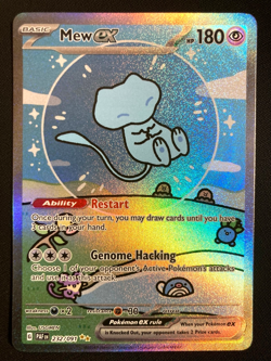 Pokemon Mew ex 232/091 Paldean Fates Special Illustration Rare (Bubble Mew) - Image 1