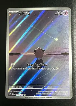 Cleffa 202/197 Obsidian Flames Holo Illustration Rare SV03 Pokemon TCG - Image 4