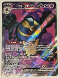 Cofagrigus ex Pokemon (2023) Paradox Rift 224/182 Near Mint - Image 1
