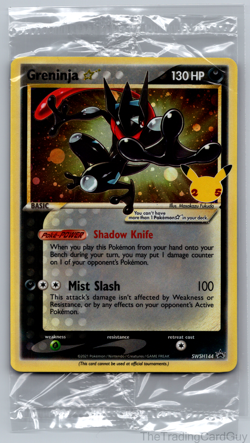 Gold Star Greninja SWSH144 SEALED Black Star Exclusive Promo Pokemon TCG NM 001 - Image 1