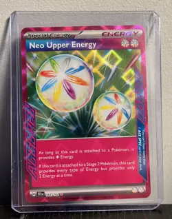 Neo Upper Energy- Ace SPEC Rare Holo SV05 (162/162) - Temporal Forces (Pokemon) - Image 1