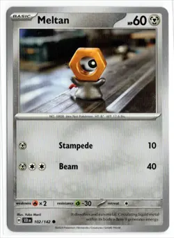 Pokemon Stellar Crown 102/142 Meltan - Image 1
