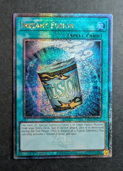 Yugioh Instant Fusion RA03-EN171 1st Edition Quarter Century Secret Rare NM - Image 1