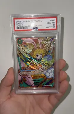 2025 ONE PIECE PRB02-PREM BOOSTER -ONE PIECE CARD THE BEST- VOL.2 CARROT PSA 10 - Image 1