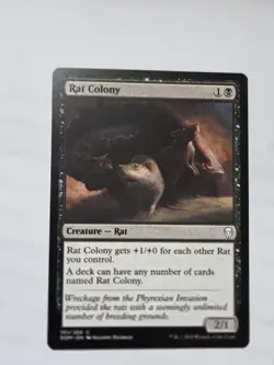 Magic The Gathering Rat Colony Dominaria Common Black Creature 101/269 - Image 1