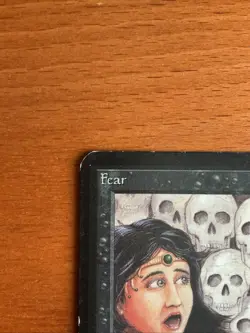 Artist Signed Alpha Edition Fear Mark Poole MTG Magic The Gathering - Image 2