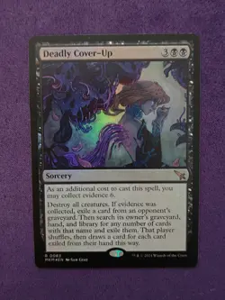 MTG Deadly Cover-Up FOIL NM R 83 Murders at Karlov Manor - Image 1