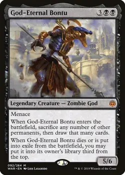 God-Eternal Bontu NonFoil War of the Spark 92 NM MTG - Image 1