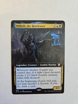 Wilhelt, the Rotcleaver (Extended Art) Commander: Innistrad: Midnight Hunt MTG - Image 1