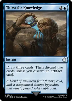 Thirst for Knowledge (Surge 708) FOIL Fallout PLD Instant Uncommon CARD ABUGames - Image 1