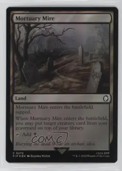 Mortuary Mire Foil Magic: Universes Beyond: Fallout PIP #0272 - Image 1
