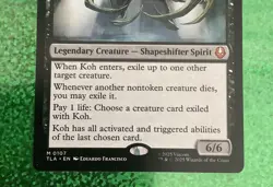 MTG Magic card Mystic 0107 Koh The face stealer TLA Avatar last Airbender NM - Image 4