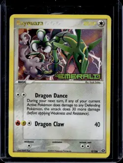 2005 Pokemon EX Emerald Rayquaza Reverse Holo #9/106 - Image 1