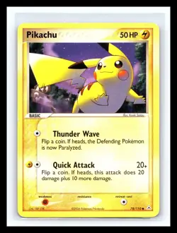 💥 Pikachu 2006 Pokemon Holon Phantoms # 78/110 - Image 1