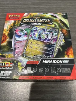 Pokemon Deluxe Battle Deck MIRAIDON ex Factory Sealed Box Ready To Play Deck - Image 2
