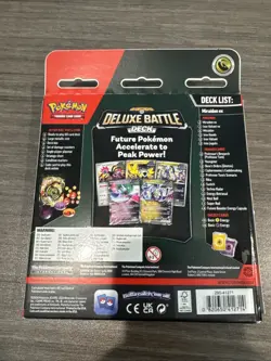 Pokemon Deluxe Battle Deck MIRAIDON ex Factory Sealed Box Ready To Play Deck - Image 3