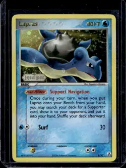 2006 Pokemon EX Legend Maker Lapras Reverse Holo #8/92 - Image 1