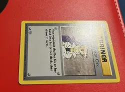 1999 Pokemon Base Set Imposter Professor Oak 1st Edition Trainer 73/102 NM/Mint+ - Image 3