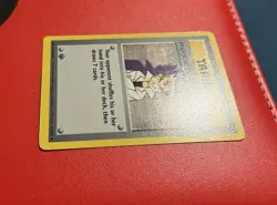1999 Pokemon Base Set Imposter Professor Oak 1st Edition Trainer 73/102 NM/Mint+ - Image 4