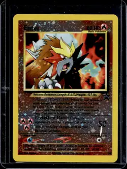 1999 Pokemon Wizards Black Star Promos Entei #34 - Image 1