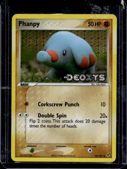 2005 Pokemon EX Deoxys Phanpy Reverse Holo #69/107 - Image 1