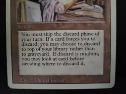 Library of Leng 5th Edition MTG 1997 Vintage Artifact Magic the Gathering LP - Image 4