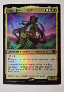 Narci, Fable Singer Commander Masters Foil - Image 1