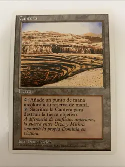MTG NM Cantera Spanish 4th Fourth Edition Strip Mine Free Shipping & Tracking - Image 1