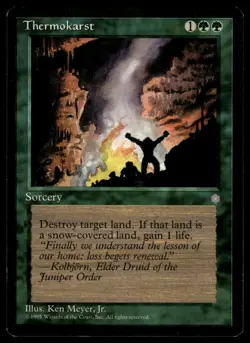 MTG Ice Age - Thermokarst - Lightly played - Image 1