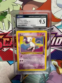 CGC 9.5 Mew 8 Black Star Promo WOTC - Pokemon League - Pokemon TCG - SHIPS FAST - Image 1