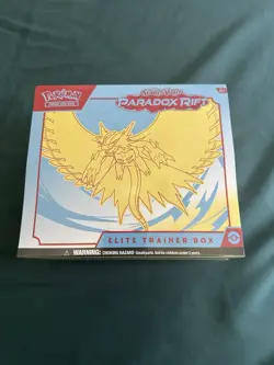 Pokemon TCG Scarlet Violet Paradox Rift Roaring Moon Elite Trainer Box Sealed 820650854163 - Image 1