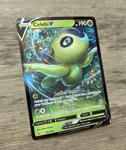 2021 Celebi V 007/198 Pokemon Chilling Reign Full Art Ultra Rare - Image 2