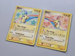 Pokemon TCG Minun 67/101 & Plusle 69/101 Hidden Legends Collection 2004 NM-MT - Image 2
